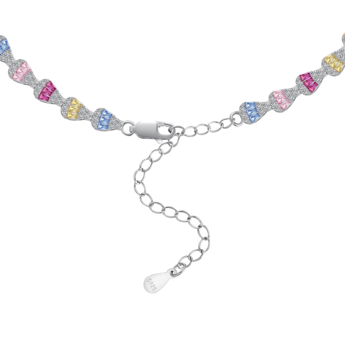 [Vivid Aurora]Radiant Colorful Rainbow Necklace