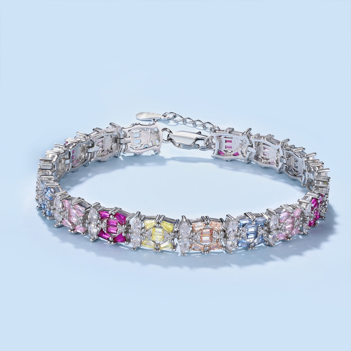 [Vivid Aurora]Delicate Colorful Multi Cut Party Bracelet