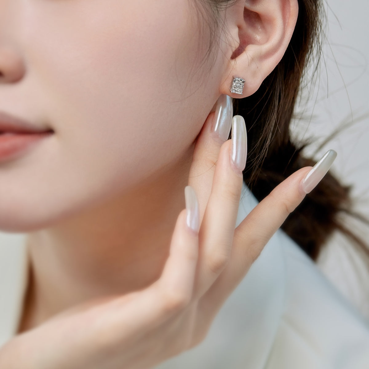 [Vivid Aurora]Radiant Luxurious Princess Cut Daily Earrings