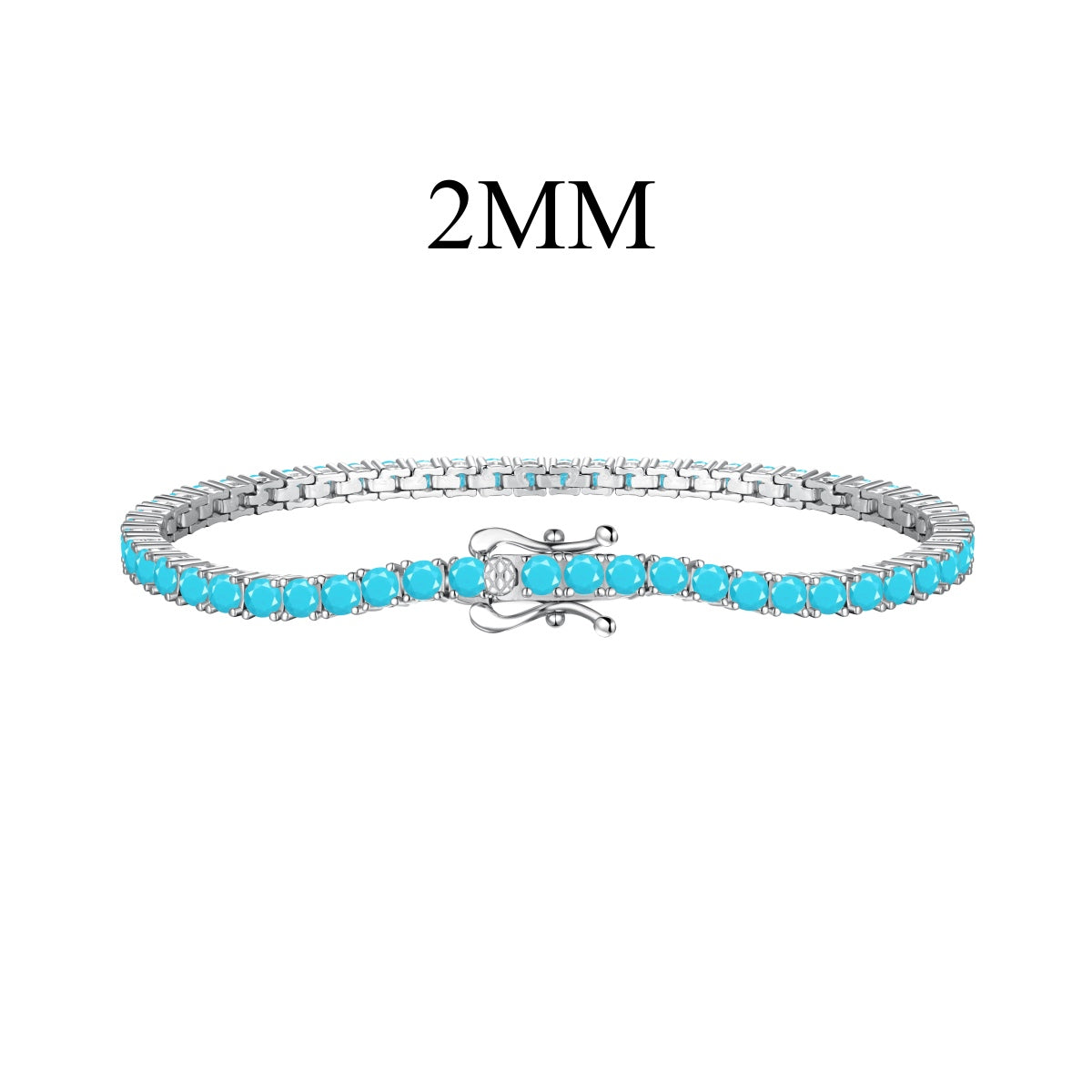 [Vivid Aurora]Dazzling Exquisite Round Cut Daily Bracelet